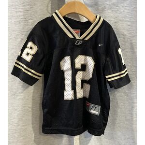 PURDUE BOILERMAKERS Football‎ NIKE Black #12 Toddler Size 2T Jersey